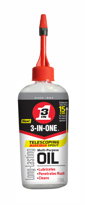 3-IN-ONE® Multi-Purpose Lubricant w/ Marksman Twist Spout 4oz Bottle   02216