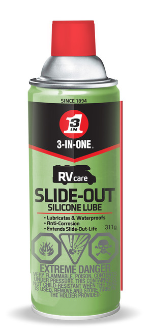 3-IN-ONE® RV Care Slide Out Silicone Lubricant 311g Aerosol   01238