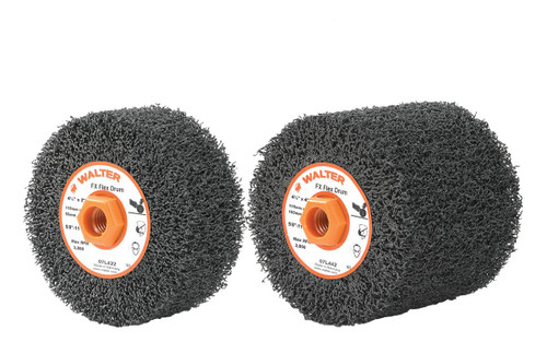 FX® 4-1/4 x 2 x 5/8"-11 Flex Coarse Abrasive Drum   07L422