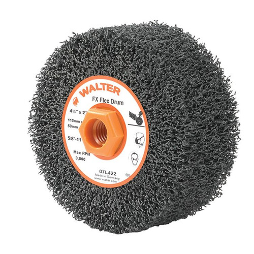 FX® 4-1/4 x 2 x 5/8"-11 Flex Coarse Abrasive Drum   07L422