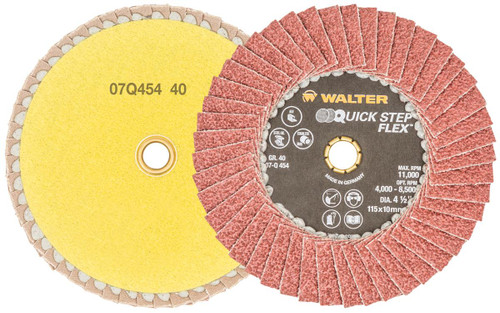 Quick-Step Flex® 10 Pc. 4-1/2" 40G Flap Disc   07Q454