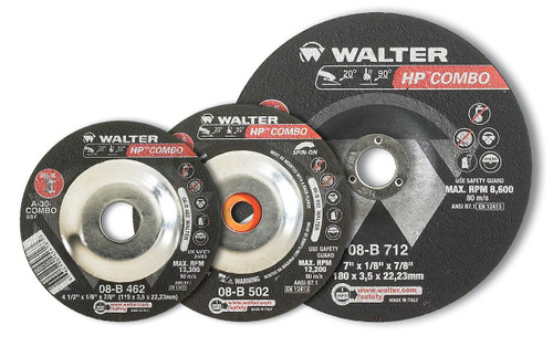 HP Combo® 25 Pc. 6 x 1/8 x 7/8" A-30 Grinding Wheel   08B602