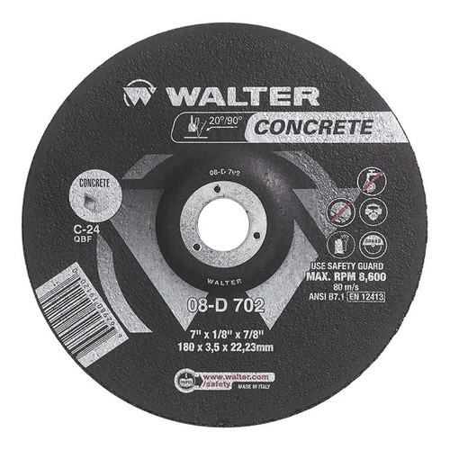 Concrete® 25 Pc. 7 x 1/8 x 7/8" C-24 Grinding Wheel   08D702