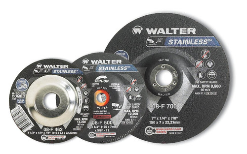 Stainless® 25 Pc. 7 x 1/8 x 7/8" A-30 Grinding Wheel   08F702