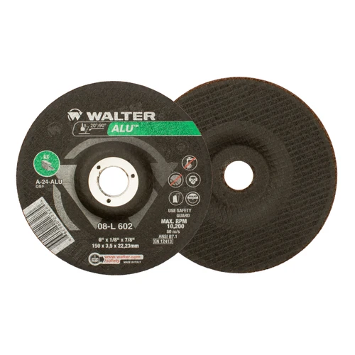 ALU® 25 Pc. 6 x 1/8 x 7/8" A-24 Grinding Wheel   08L602