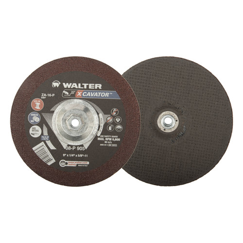 Xcavator® 10 Pc. 9 x 1/4 x 5/8"-11 ZA-24 Grinding Wheel   08P905