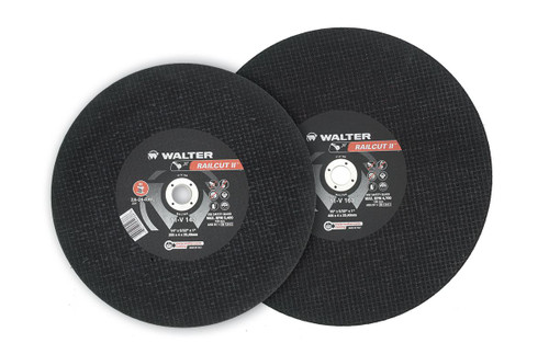 Railcut II Fast Cut® 10 Pc. 14 x 5/32 x 1" A-24 Cut-Off Wheel   11V145