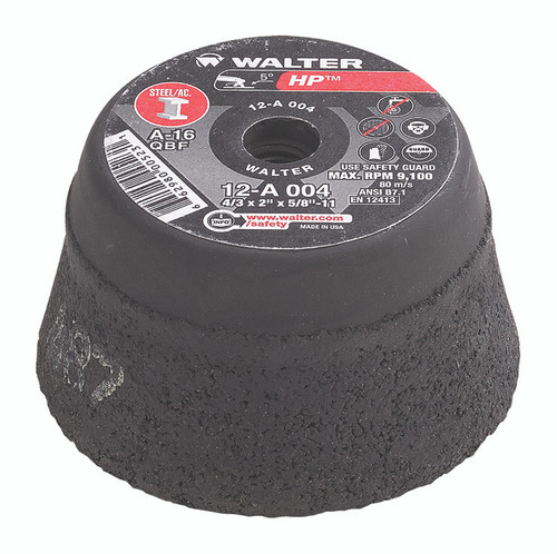 HP® 4 x 5/8"-11 A-16 Cup Wheel   12A004