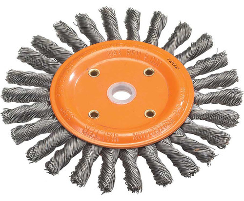 8 x 5/8" Knot Twisted Wire Wheel Brush   WAL 13B280
