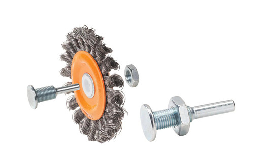 4 x 1/2" Knot Twisted Wheel Wire Brush   WAL 13C404