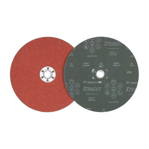 Xtracut® 25 Pc. 7 x 5/8"-11 60G Quick Change Sanding Disc   15A726
