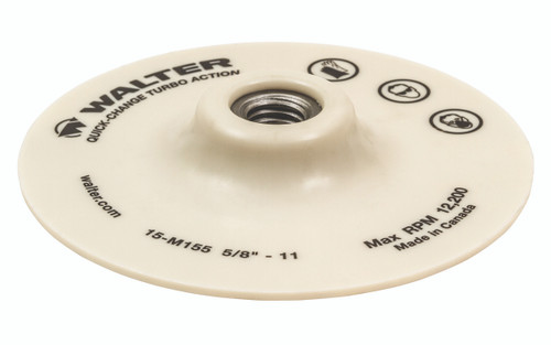 5 x 5/8"-11 TURBO® Backing Pad Assembly   15M155