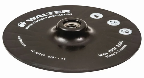 7 x 5/8"-11 TURBO® Backing Pad Assembly   15M157