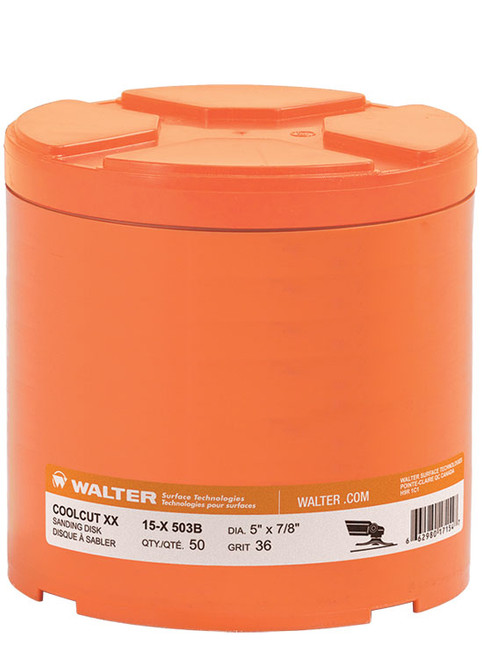 Coolcut XX® 50 Pc. 4-1/2 x 7/8" 36G Sanding Disc   15X453B
