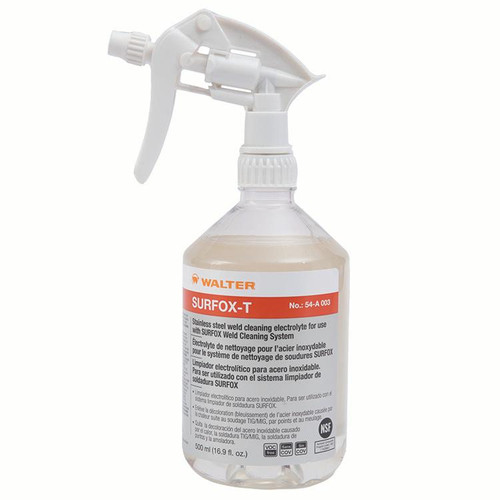 Surfox-T® 12 Pc. Heavy Duty Weld Cleaning Solution 500ml Sprayer   54A003