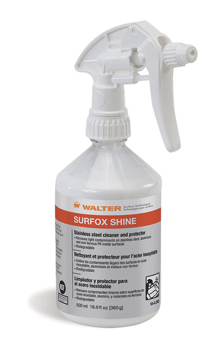 Surfox® 12 Pc. Shine Stainless Steel Cleaner/Protectant 500ml Sprayer   54A093