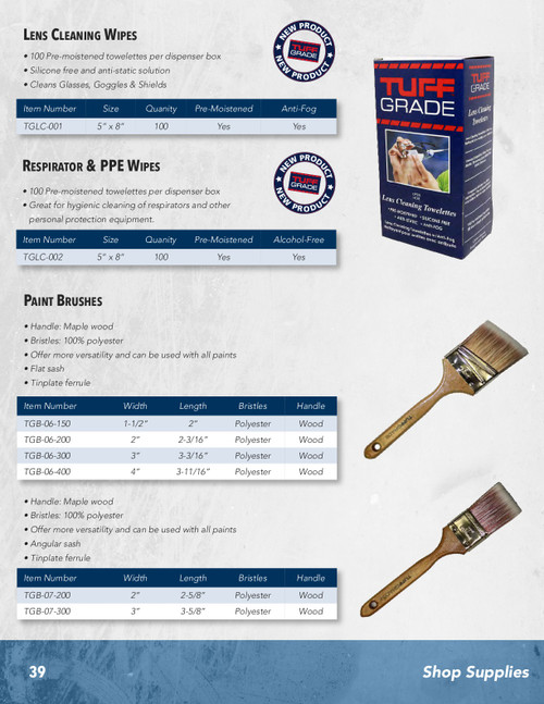 2" Wide Paint Brush  TGB-07-200