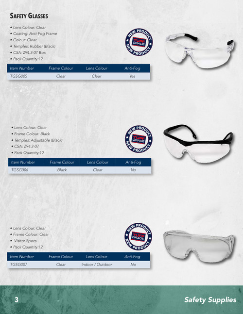 Safety Glasses Visitor  TGSG007