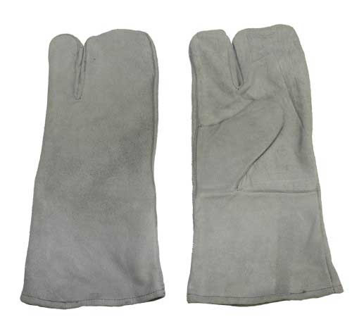 Split Weld Mitt One Finger Fleece Lined Grey  TGG-502