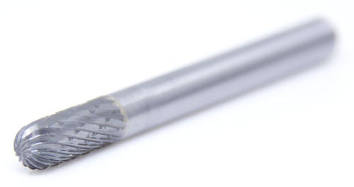 1/4" Cylindrical Roundnose DC Carbide Burr  SC-1