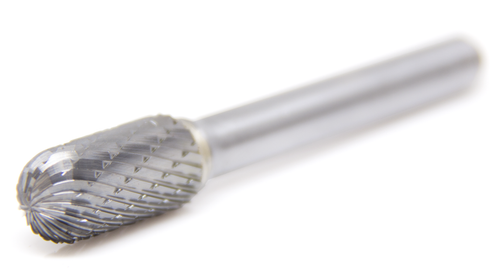 3/8" Cylindrical Roundnose DC Carbide Burr  SC-3