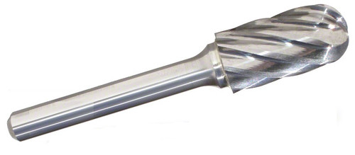 3/8" Cylindrical Roundnose  SC Carbide Burr  SC-3NF