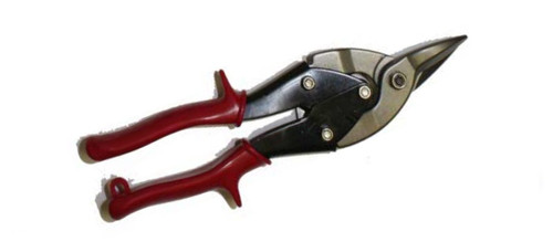 10" Left Cut Red Snip  TGHT-036-002
