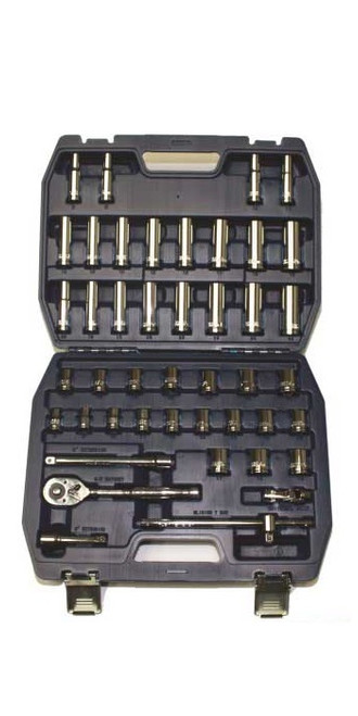 55 Pc. 3/8 Drive SAE & Metric Socket Set  TGSS-SET01