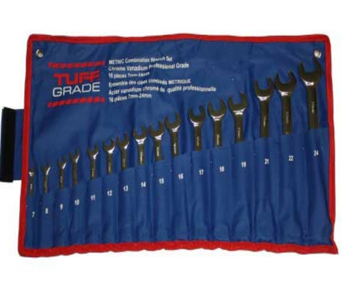 Metric Combination Wrench Set  TGCW-SET-16PC-MET