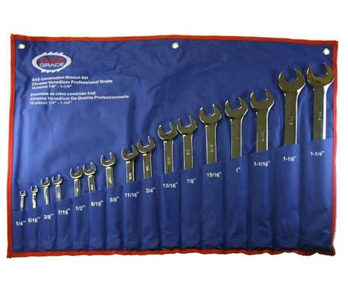 S.A.E. Combination Wrench Set  TGCW-SET-16PC