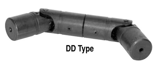Unbored Shaft DD-4 Series Lovejoy® Double Joint Universal Joint   DD4-UJ-SOLIDXSOLID