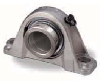 1" Survivor® Nickel Plated Eccentric Locking Collar Pillow Block Assembly   RAK1 NT