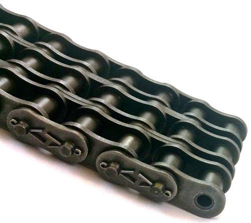 Heavy Cottered Roller Chain w/Hardened Pins - Three Row - 10' Box  DRV-160HZ-3C-10FTNBA