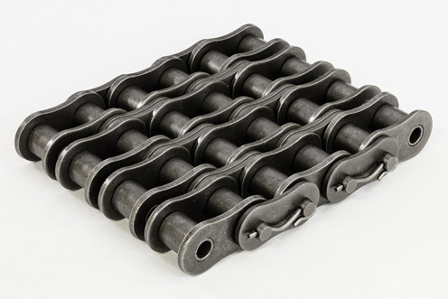 API Oil Field Heavy Cottered Roller Chain w/Hardened Pins - Four Row  API-80HZ-4C-10FT