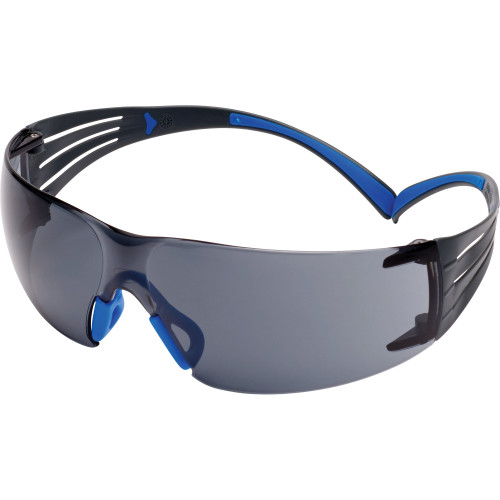 Securefit® Scotchgard® 400 Series Safety Glasses w/Grey Lens  SF402SGAF-BLU