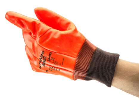 Ansell ActivArmr® Smooth PVC Coated Glove  23-491-10