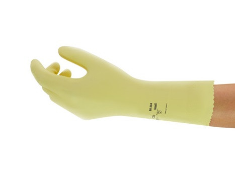 Ansell AlphaTec® Un-lined Latex Chemical Glove  88-394