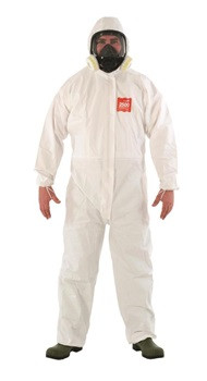 Ansell AlphaTec® 2500 Series Heavy Duty Pathogen/Bloodborne Chemical Suit w/Hood  WH25-W-92-111