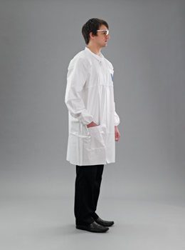 Ansell AlphaTec® 2500 Series Heavy Duty Pathogen/Bloodborne Lab Coat  WH25-W-92-203