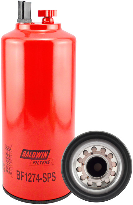 FWS Spin-on w/Drain, Sensor Port and Reusable Sensor  BF1274-SPS