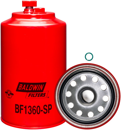 Fuel/Water Separator Spin-on with Drain and Sensor Port  BF1360-SP