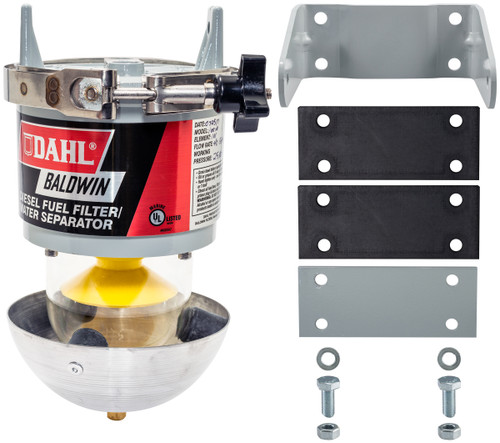 Diesel Fuel/Water Separator-U.L. Listed. Meets U.S. Coast Guard requirements  100-M