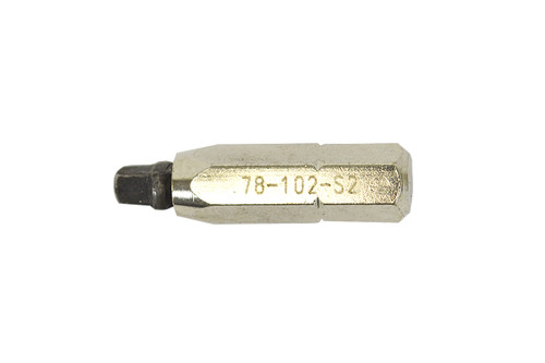 Robertson Insert Bit #2 x 1" Plain Finish  78102
