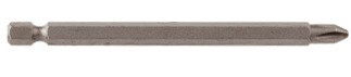 Phillips Power Bit #1 x 4" Plain Finish  78241