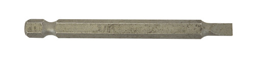Slotted Power Bit 3/16 x 3" Plain Finish  78331