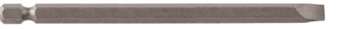 Slotted Power Bit 3/16 x 6" Plain Finish  78351