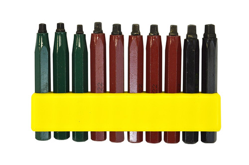 10 Pc. Assorted Robertson Power Bit Set 2"  711245
