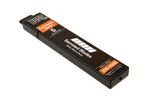 3/4" Serrated Heavy Duty Samurai Replacement Blade (5/pk)  2554303