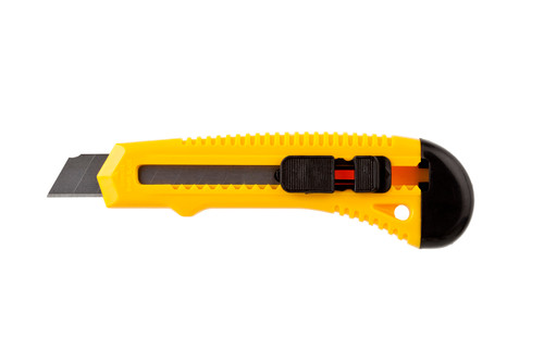 3/4" Heavy Duty Plastic Cutter Yellow  2558807
