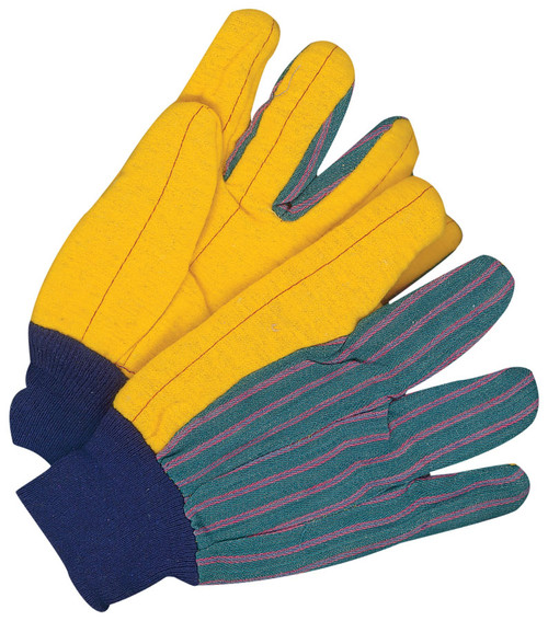 Brushed Cotton Fleece Lined Knitwrist Gold Monkey Face  10-1-FKI